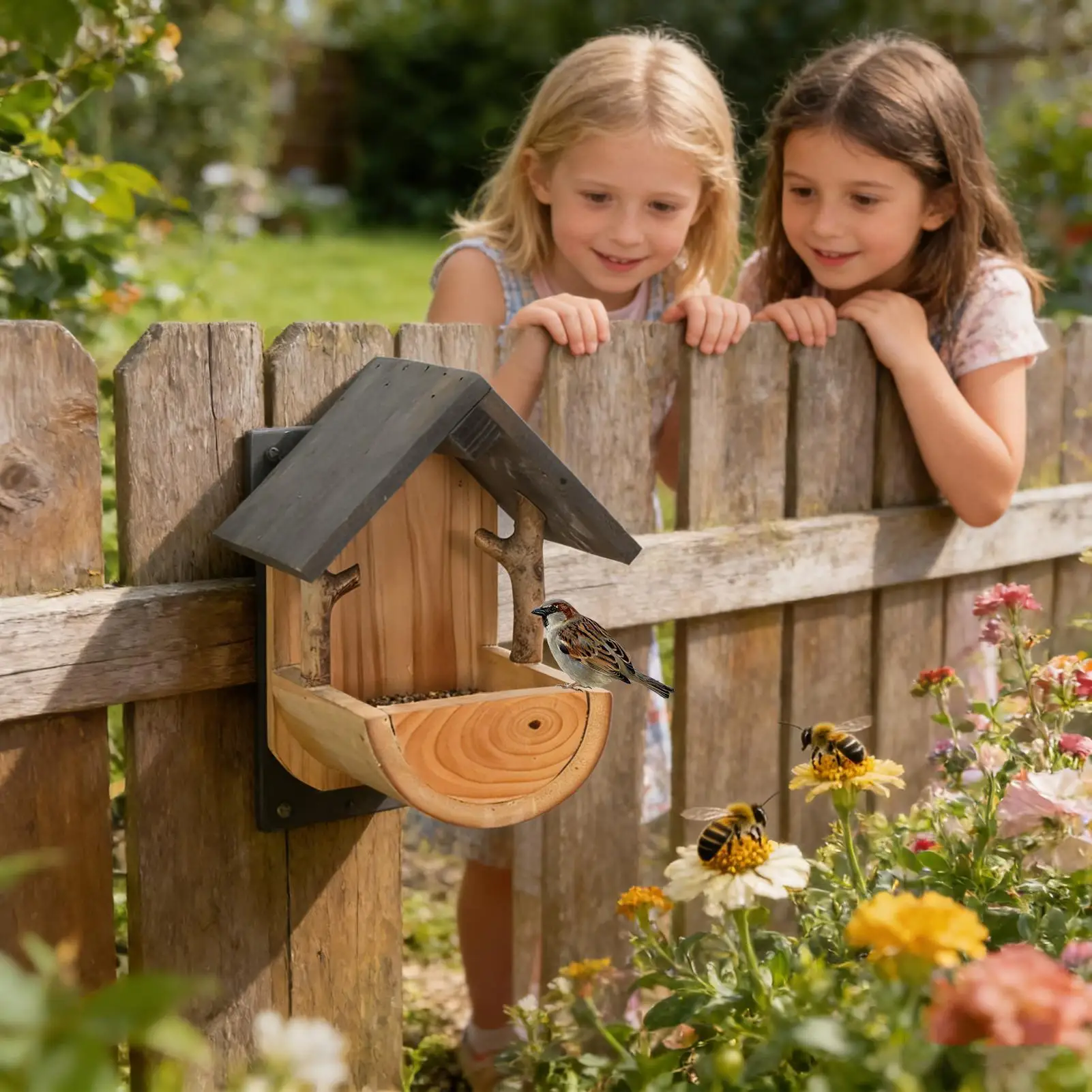 Wall Mount Wooden bird feeder  - Watches & Jewelry Repair Center New York ulasan dan harga