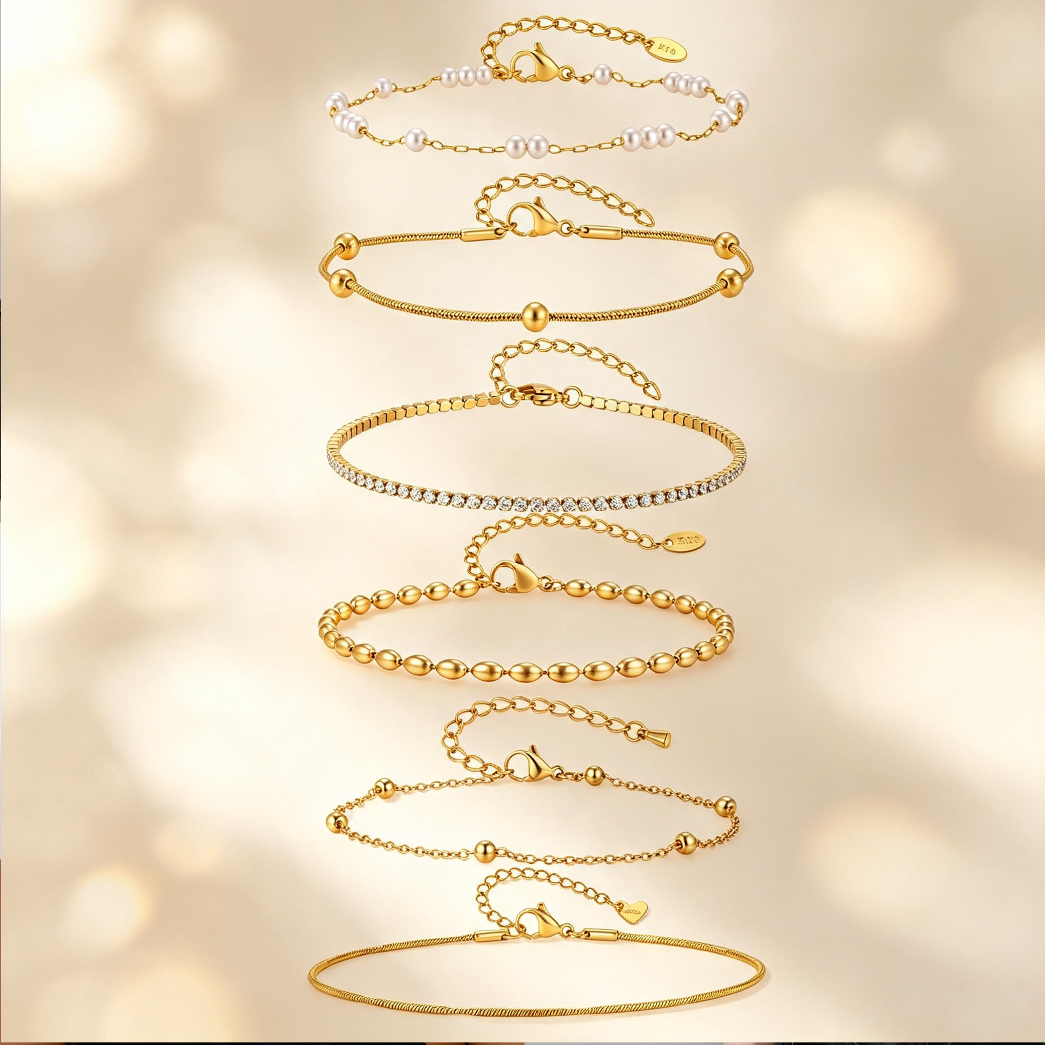 Women's Dainty Snake Chain Ank - Jc Jewelry & Watches Photos ulasan dan harga