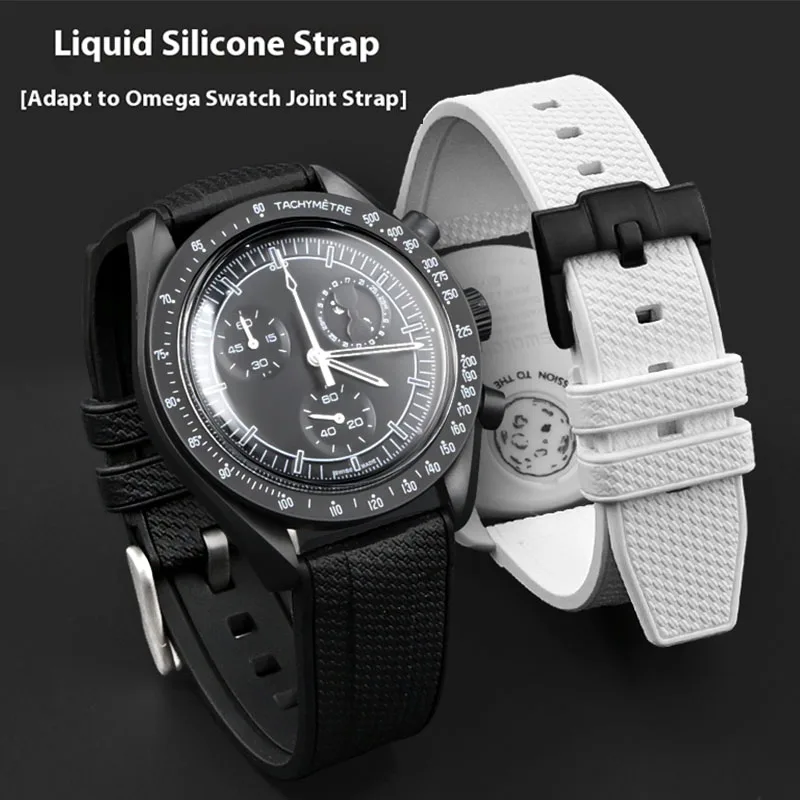20mm 22mm Liquid Silicone Stra - Omega Watch Speedmaster ulasan dan harga