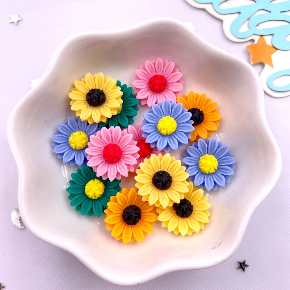 30Pcs Resin Colorful 15mm Sunf - Paradise Jewelry & Watches Llc Miami Photos ulasan dan harga