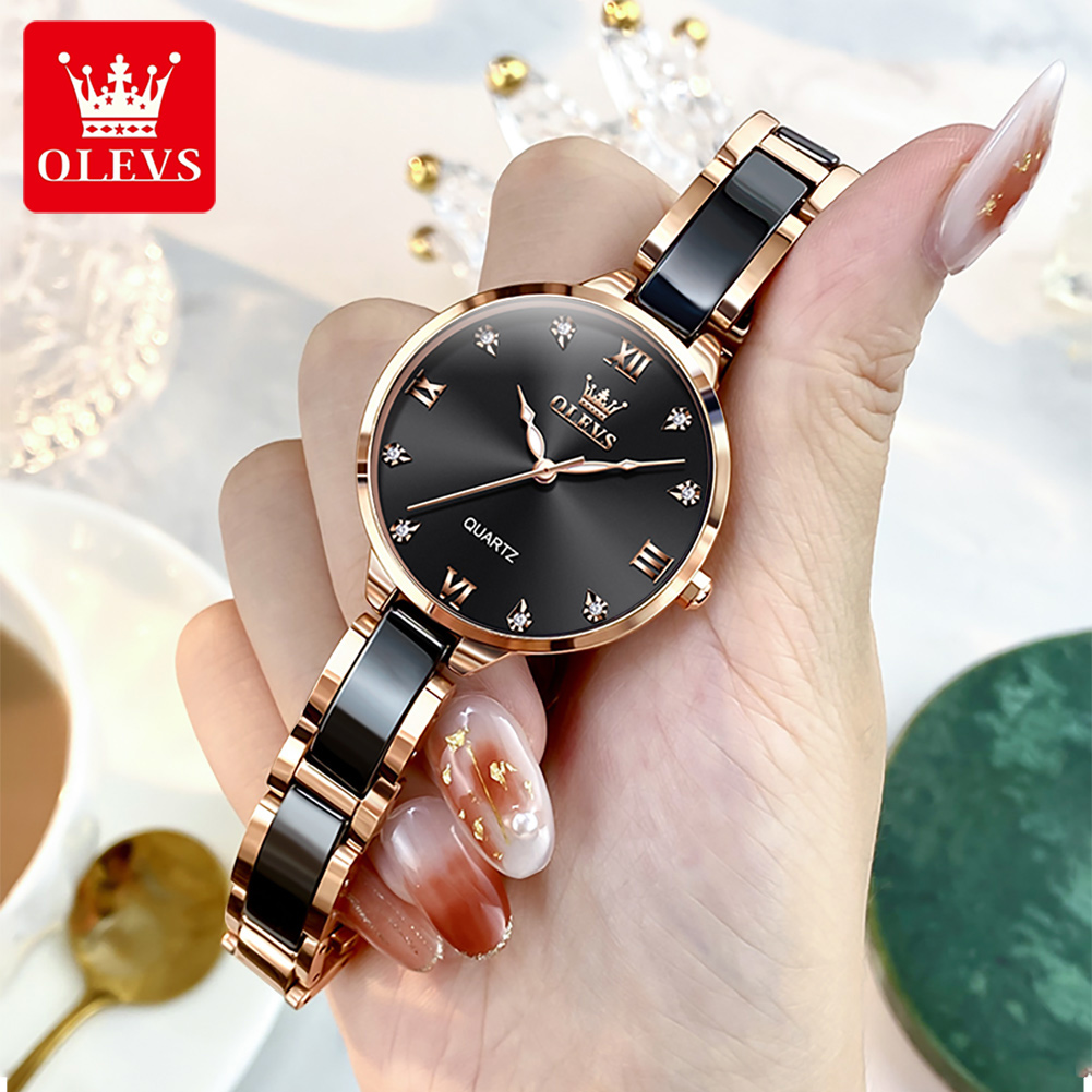 OLEVS 5872 Women Watches Quart - Jewellery Watch ulasan dan harga