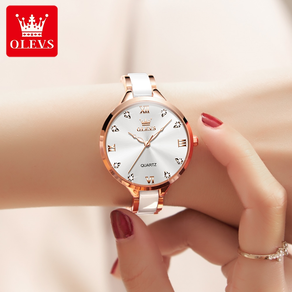 OLEVS 5872 Women Watches Quart - Jewellery Watch ulasan dan harga
