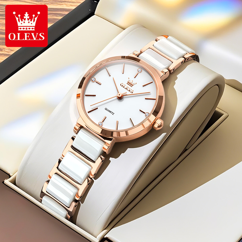 OLEVS Women Watch 5877 Luxury  - Jewelry Watches Women ulasan dan harga