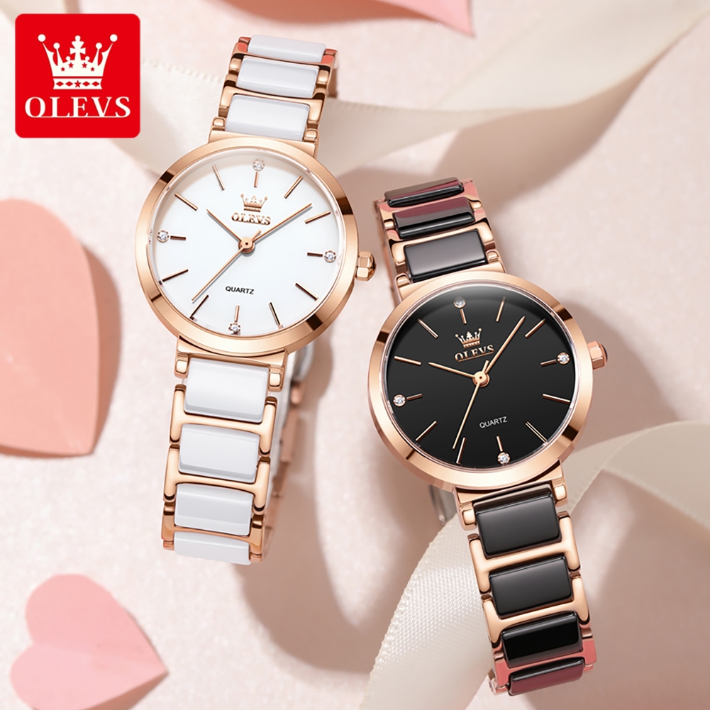 OLEVS Women Watch 5877 Luxury  - Jewelry Watches Women ulasan dan harga