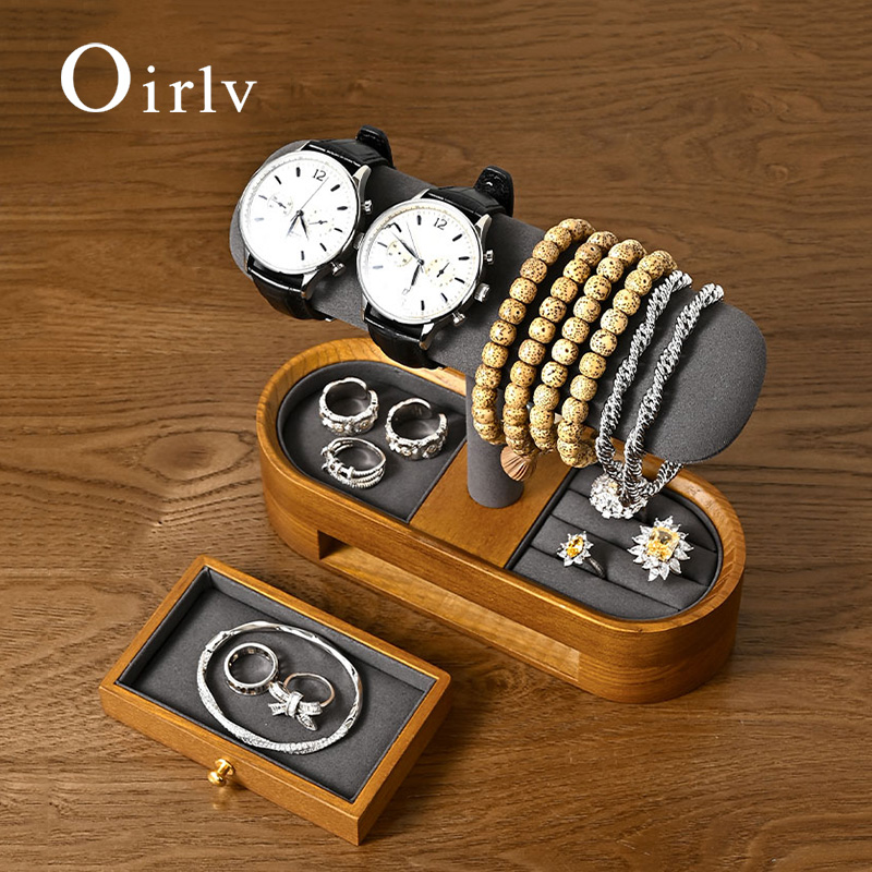 Oirlv Solid Wood Watch Organiz - Jewellery Watch ulasan dan harga
