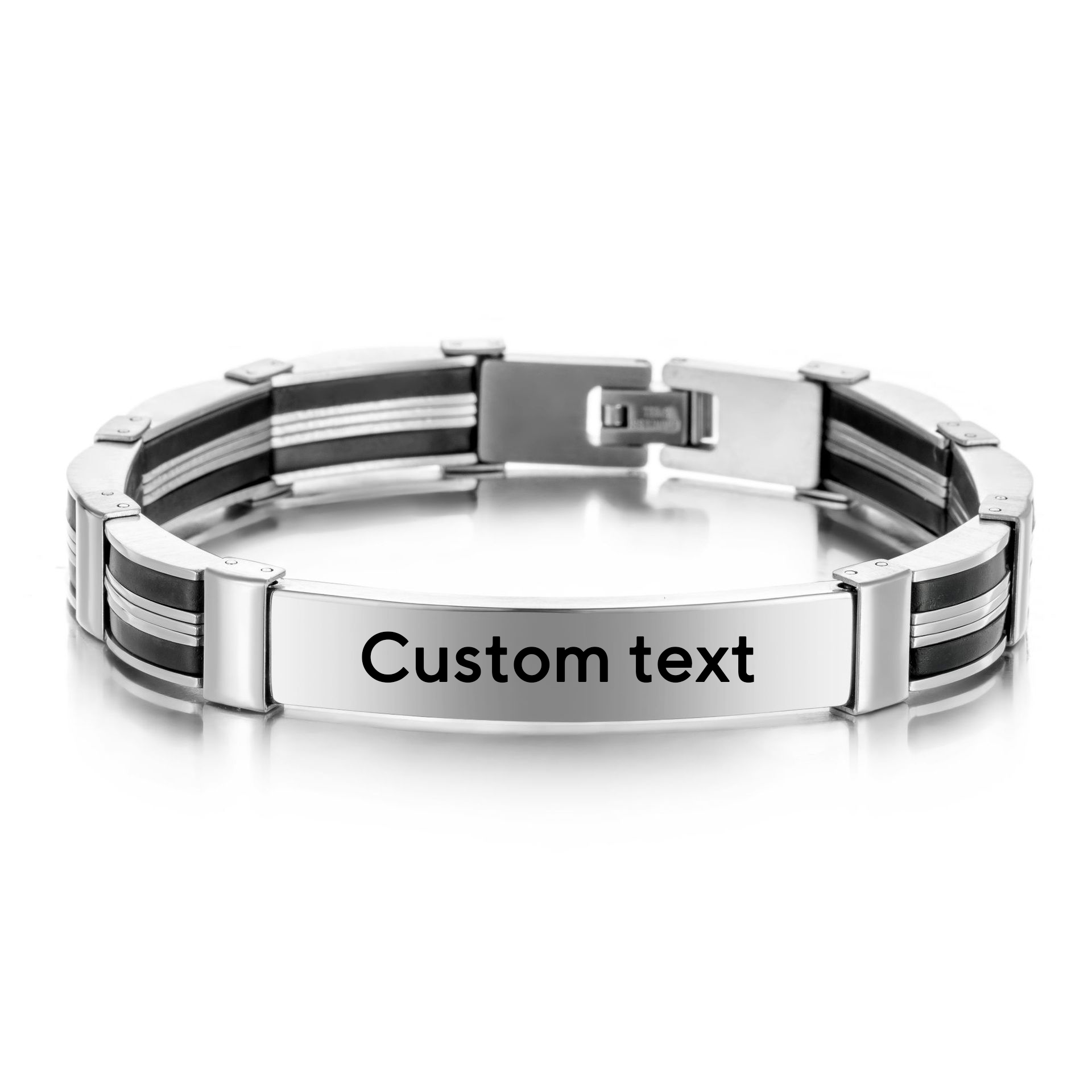 Punk Custom TEXT Name Men Stai - Jewelry Watches Women ulasan dan harga