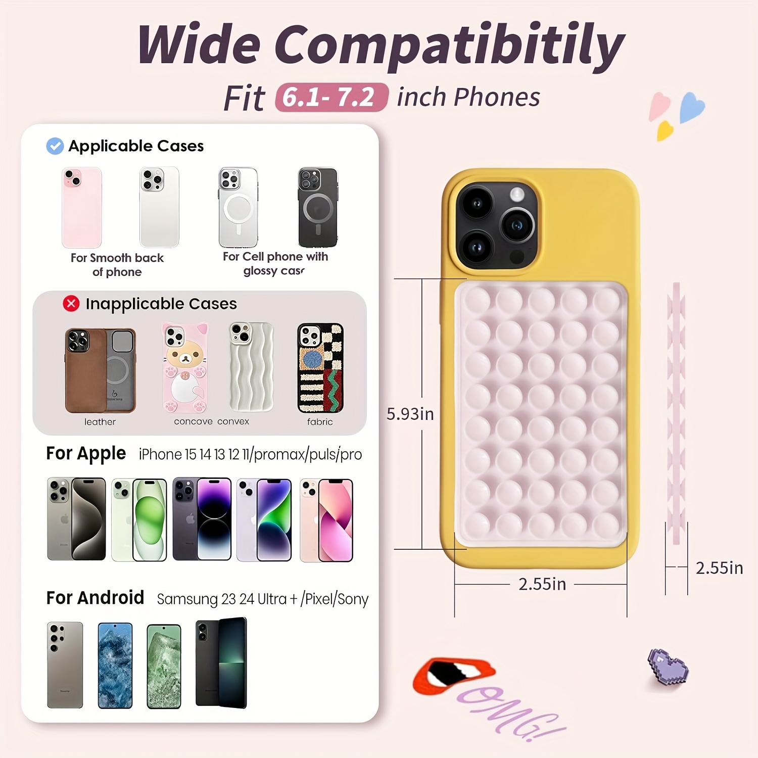 2pcs Double-Sided Silicone Suc - Watches & Jewelry Repair Center New York ulasan dan harga